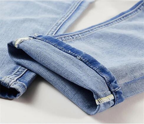 Generic Men's Sets Blue Jean Jackets Suits Multi Pockets Loose Casual Cotton Vintage Street Denim Jacket+Pants For Men in Saudi Arabia