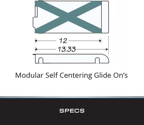 Tie Down Engineering 86296 وحدات دليل بطابقين باللون الأبيض تناسب 2 بوصة × 6 أسرّة متضمنة، أسود، قياسي in Saudi Arabia