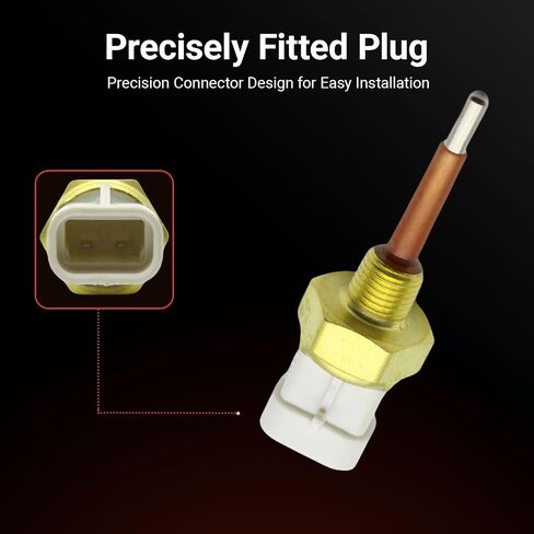 Low Coolant Level Sensor 904-7252 Compatible with Detroit Freightliner Cummins Series Trucks 3/8" O-Ring Thread-2 Pins Replaces 23522855 23526907 650648 in Saudi Arabia