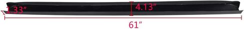 Cheda Bed Rail Caps متوافقة مع 1999 2000 2001 2002 2003 2004 2005 2006 Chevrolet Silverado GMC Sierra (Black GM1909104 in Kuwait