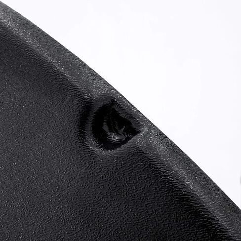 RecPro RV Tandem Fender Skirt | Sleek Style | Plastic Trim Moulding | Black (1) in Saudi Arabia