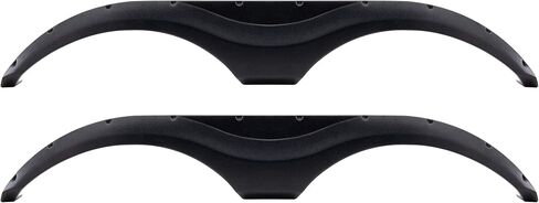 RecPro RV Tandem Fender Skirt | Sleek Style | Plastic Trim Moulding | Black (1) in Saudi Arabia
