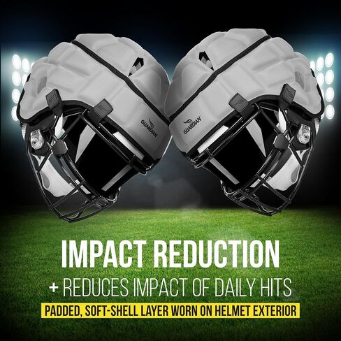 Guardian Cap - Soft-Shell Helmet Cover for Football and Lacrosse - Reduces Impact and Protects Helmets - One Size Fits All for Youth, High School and College Programs - Maroon in Saudi Arabia