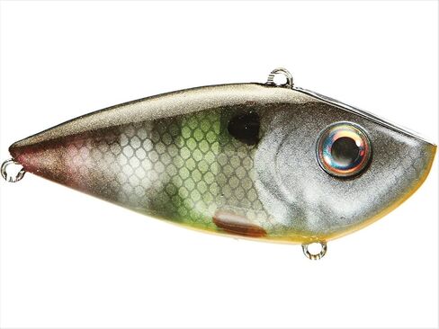 Strike King (REYESD38-447) Red Eye Shad Fishing Lure, Lipless Crankbait, Free-Floating Internal Rattles, 3D Eyes, Premium Size 4 Treble Hooks, 3/8-Ounce, Sinking, Brown Craw in Kuwait
