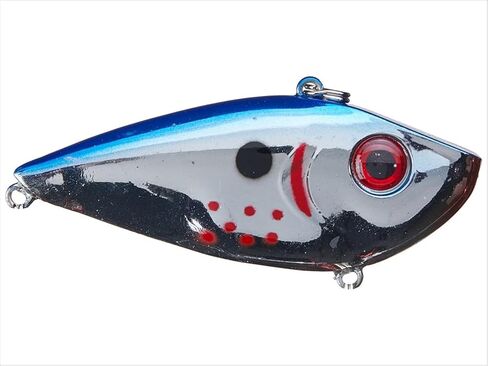 Strike King (REYESD38-447) Red Eye Shad Fishing Lure, Lipless Crankbait, Free-Floating Internal Rattles, 3D Eyes, Premium Size 4 Treble Hooks, 3/8-Ounce, Sinking, Brown Craw in Kuwait