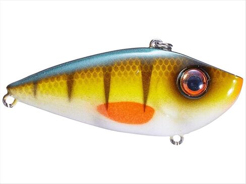 Strike King (REYESD38-447) Red Eye Shad Fishing Lure, Lipless Crankbait, Free-Floating Internal Rattles, 3D Eyes, Premium Size 4 Treble Hooks, 3/8-Ounce, Sinking, Brown Craw in Kuwait