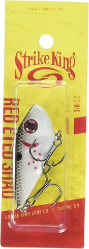 Strike King (REYESD38-447) طُعم صيد السمك بظل العين الحمراء، طُعم كرنك بدون شفاه، خشخيشات داخلية تطفو بحرية، عيون ثلاثية الأبعاد، حجم ممتاز 4 خطافات ثلاثية، 3/8 أونصة، غرق، زحف بني in Kuwait