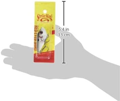 Strike King (REYESD38-447) طُعم صيد السمك بظل العين الحمراء، طُعم كرنك بدون شفاه، خشخيشات داخلية تطفو بحرية، عيون ثلاثية الأبعاد، حجم ممتاز 4 خطافات ثلاثية، 3/8 أونصة، غرق، زحف بني in Kuwait