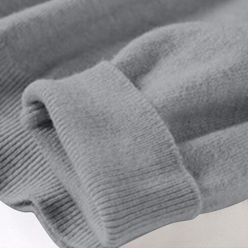 Knitting Cotton Sweaters for Women Crewneck Solid Color Long Sleeve Pullover 2025 Casual Slim Sweater Tops in Saudi Arabia