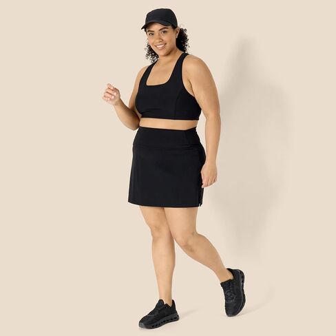 Amazon Essentials Formflex Formflex Buttery Tennis تنورة مع شورتات مدمجة مع جيوب in Kuwait