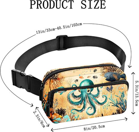 Cactus Fanny Pack for Women Casual Belt Bag Fashion Waist Pack with Adjustable Strap Traveling in Saudi Arabia