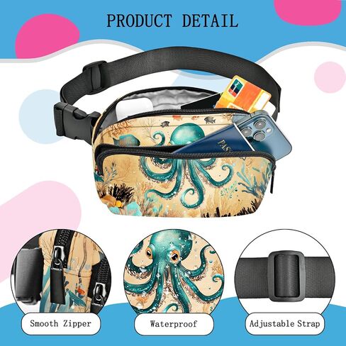 Cactus Fanny Pack for Women Casual Belt Bag Fashion Waist Pack with Adjustable Strap Traveling in Saudi Arabia