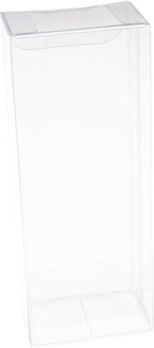 Plymor Clear Folding Action Figure Storage / Display Protector Box, 1.75" W x 1.25" D x 4.5" H, fits 3.75" Figures, 20-Pack in Saudi Arabia