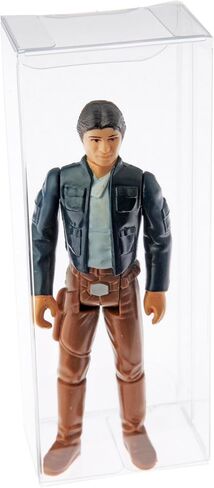 Plymor Clear Folding Action Figure Storage / Display Protector Box, 1.75" W x 1.25" D x 4.5" H, fits 3.75" Figures, 20-Pack in Saudi Arabia