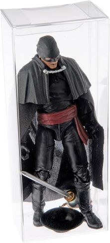 Plymor Clear Folding Action Figure Storage / Display Protector Box, 1.75" W x 1.25" D x 4.5" H, fits 3.75" Figures, 20-Pack in Saudi Arabia