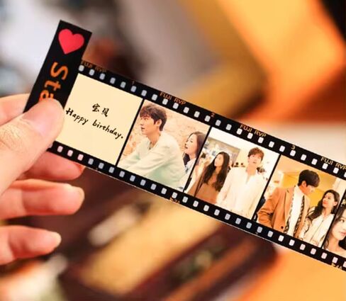 ألبوم صور مخصصة للأفلام - هدية رومانسية DIY للأزواج ، الذكرى السنوية وتذوق عيد الميلاد (25 صورة) in Kuwait