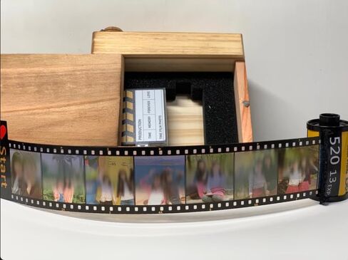 ألبوم صور مخصصة للأفلام - هدية رومانسية DIY للأزواج ، الذكرى السنوية وتذوق عيد الميلاد (25 صورة) in Kuwait
