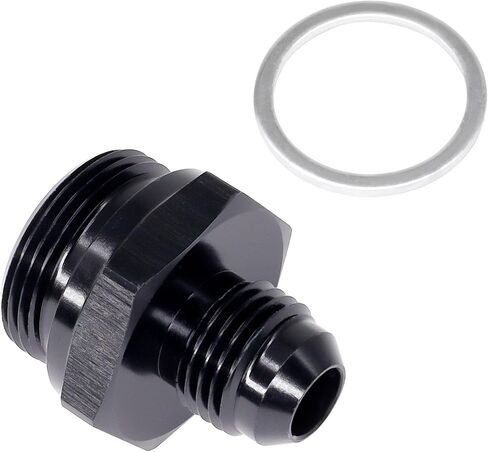 6AN Male Flare to M16x1.5 O Ring Seal Power Steering Adapter Fitting Thread Connector F06ANPSM1615 Aluminum in Saudi Arabia