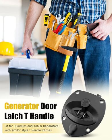 مزلاج Door T-tandle مع مفتاحين مناسبين لمولدات Cummins و Kohler مع مزلاج مقبض T متشابه ، استبدال 406-0972-01 ، A034B471 in Kuwait