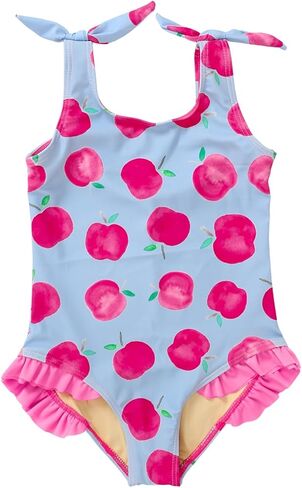Portakal Girls One Piece Swimsuit Vibrant Cute Quick Dry Beach Swimwear Bathing Suits in Kuwait