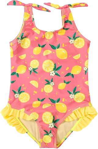 Portakal Girls One Piece Swimsuit Vibrant Cute Quick Dry Beach Swimwear Bathing Suits in Kuwait