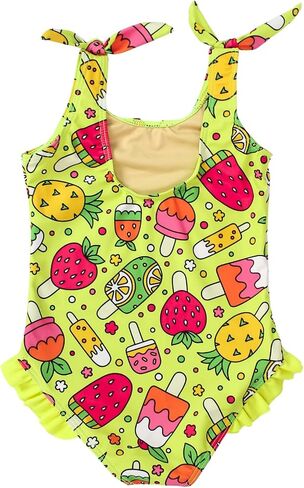 Portakal Girls One Piece Swimsuit Vibrant Cute Quick Dry Beach Swimwear Bathing Suits in Kuwait