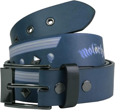 Lowlife Motorhead Wings Leather Belt باللون الأسود in Saudi Arabia