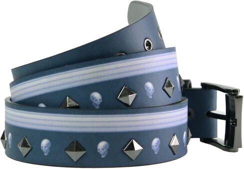 Lowlife Motorhead Wings Leather Belt باللون الأسود in Saudi Arabia