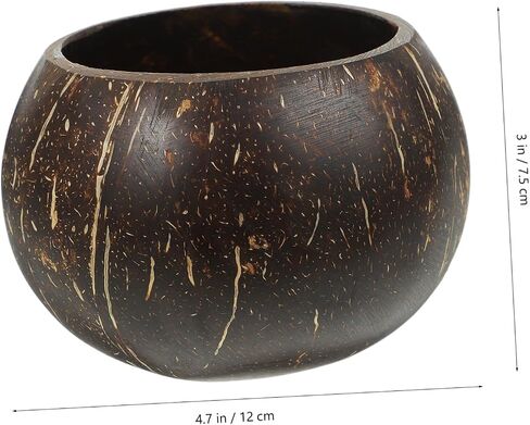 ERINGOGO Coconut Shell Candle Holder Large Empty Soy Wax Bowl for DIY Candle Making Chic Design for Birthdays Anniversaries Unique Idea in Saudi Arabia