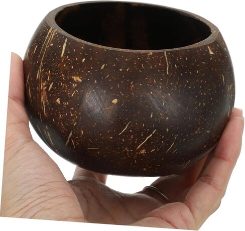 ERINGOGO Coconut Shell Candle Holder Large Empty Soy Wax Bowl for DIY Candle Making Chic Design for Birthdays Anniversaries Unique Idea in Saudi Arabia