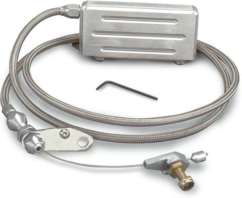 Lokar KD-2400HT60 60 "Kickdown Cable Kit مع مساكن مصفرة من الفولاذ المقاوم للصدأ لإرسال GM TH-400 in Saudi Arabia