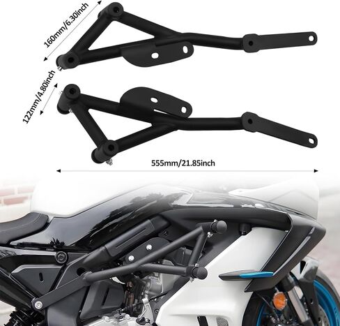 حارس محرك تحطم الطرق السريعة ل CFMOTO 675SR 675SR-R 675SS 675NK 2024 2025 حماية الدراجات النارية من القطرات الملحقات in Kuwait