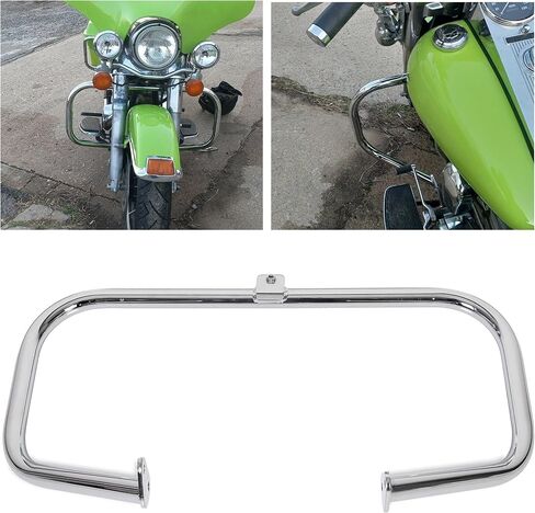 Kuafu Engine Guard Highway Crash Bar متوافق مع 1997-2008 Harley Touring Road King/Ultra Classic Electra Glide/Road Glide/Street Glide استبدال 49184-97 Chrome in Saudi Arabia