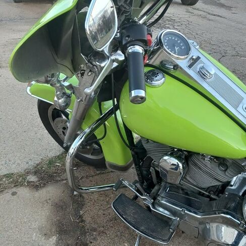 Kuafu Engine Guard Highway Crash Bar متوافق مع 1997-2008 Harley Touring Road King/Ultra Classic Electra Glide/Road Glide/Street Glide استبدال 49184-97 Chrome in Saudi Arabia