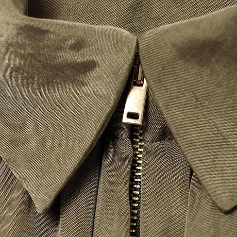 سترة منتفخة منتفخة منتفخة قاذفة براونغ قمصان صفيرة طوق zip stirts ضجة كبيرة في السترات الشارع الشارع in Kuwait