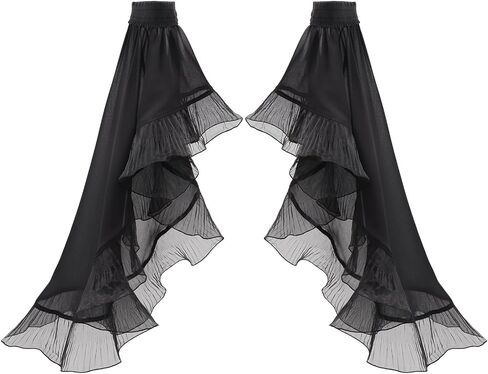 Steampunk Victorian Sleeves Gothic Detachable Tulle Sleeves for Women Gown Dresses Wedding Halloween Cosplay in Saudi Arabia