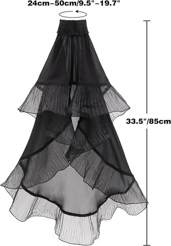Steampunk Victorian Sleeves Gothic Detachable Tulle Sleeves for Women Gown Dresses Wedding Halloween Cosplay in Saudi Arabia