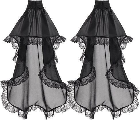 Steampunk Victorian Sleeves Gothic Detachable Tulle Sleeves for Women Gown Dresses Wedding Halloween Cosplay in Saudi Arabia