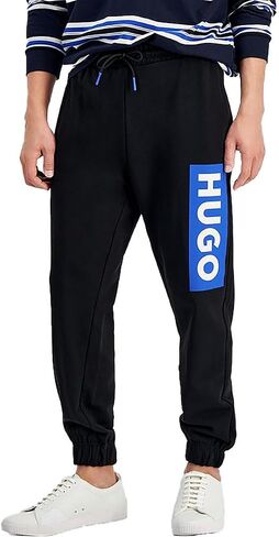 HUGO Men's Vertical Logo Cotton Sweatpants in Saudi Arabia