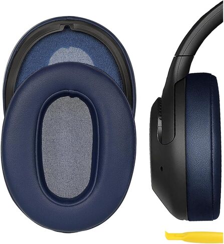 Geekria QuickFit Replacement Ear Pads for Sony WH-XB900N Headphones Ear Cushions, Headset Earpads, Ear Cups Cover Repair Parts (Black) in Saudi Arabia