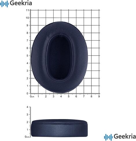 Geekria QuickFit Replacement Ear Pads for Sony WH-XB900N Headphones Ear Cushions, Headset Earpads, Ear Cups Cover Repair Parts (Black) in Saudi Arabia
