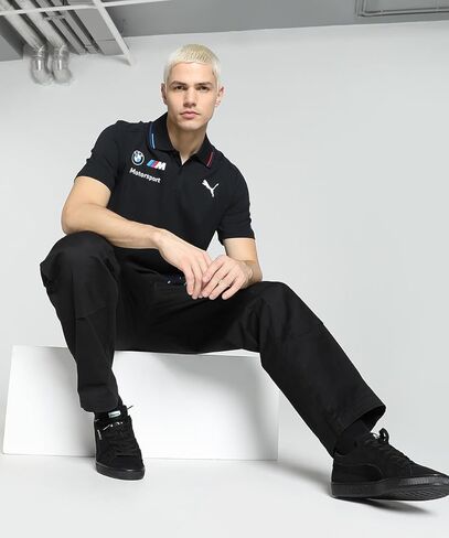 BMW Motorsports Men's Team Polo Shirt Anthracite in Kuwait