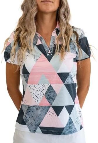 Yatta Golf Premium Golf Golf Polo قمصان للنساء - الوزن الخفيف ، الجاف السريع ، المقاوم للتجاعيد والرطوبة بالولو in Kuwait