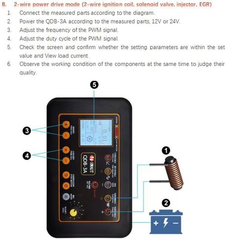 Ignition Coil Tester，QDB-3A Drive Automobile Ignition Coil Tester Injector Solenoid Valves Idling Stepper Motor Instrument Car Fault Detector in Saudi Arabia