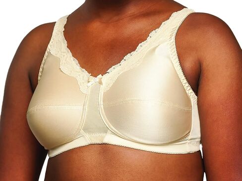 Nearly Me - Lace Accent Soft Cup Post Mastectomy Lumpectomy Pocket Bra #680 in Kuwait