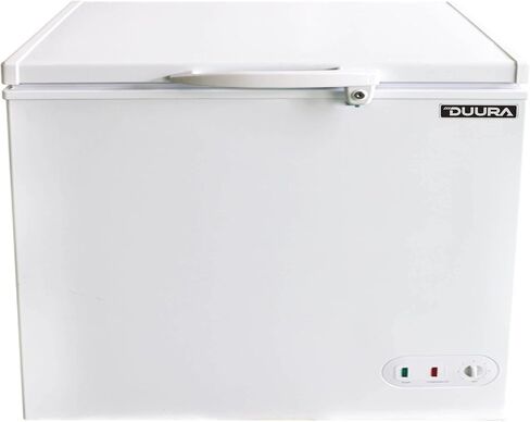Chest Freezer Sub Zero Commercial Freezer with Split Top Double Locking Lids, Indoor or Outdoor Ready for Garage, Basement, Restaurant, Cafe, 30 Cu. Ft., White in Saudi Arabia