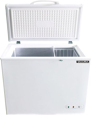 Chest Freezer Sub Zero Commercial Freezer with Split Top Double Locking Lids, Indoor or Outdoor Ready for Garage, Basement, Restaurant, Cafe, 30 Cu. Ft., White in Saudi Arabia