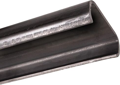 US Cargo Control Steel Winch Track for Sliding Winches (2 Pack), Durable Sliding C-Track Rail for Flatbed Trailer, 6 Feet Each, Weld-On Bottom Mount Application for Easy Cargo Tie Down, Made in USA in Kuwait