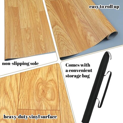 33 Inch Portable Dance Floor Smooth Flooring Ballet Floor Round Vinyl Dance Floor Mat for Home Stage Studios Kids Adults Practice Improve in Saudi Arabia