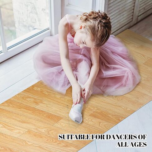 33 Inch Portable Dance Floor Smooth Flooring Ballet Floor Round Vinyl Dance Floor Mat for Home Stage Studios Kids Adults Practice Improve in Saudi Arabia